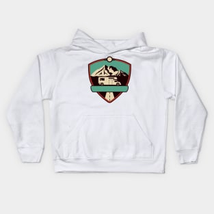 Mountains, Adventure, Travel, Camping, Nature Kids Hoodie